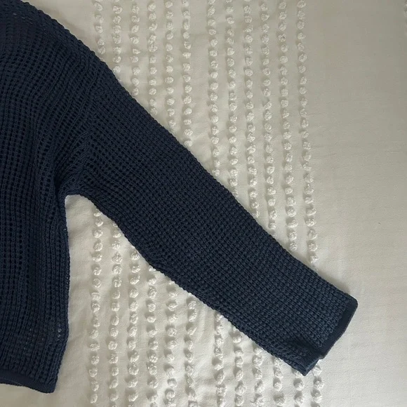 Edikted Navy Star Knit Sweater - Picture 4 of 5